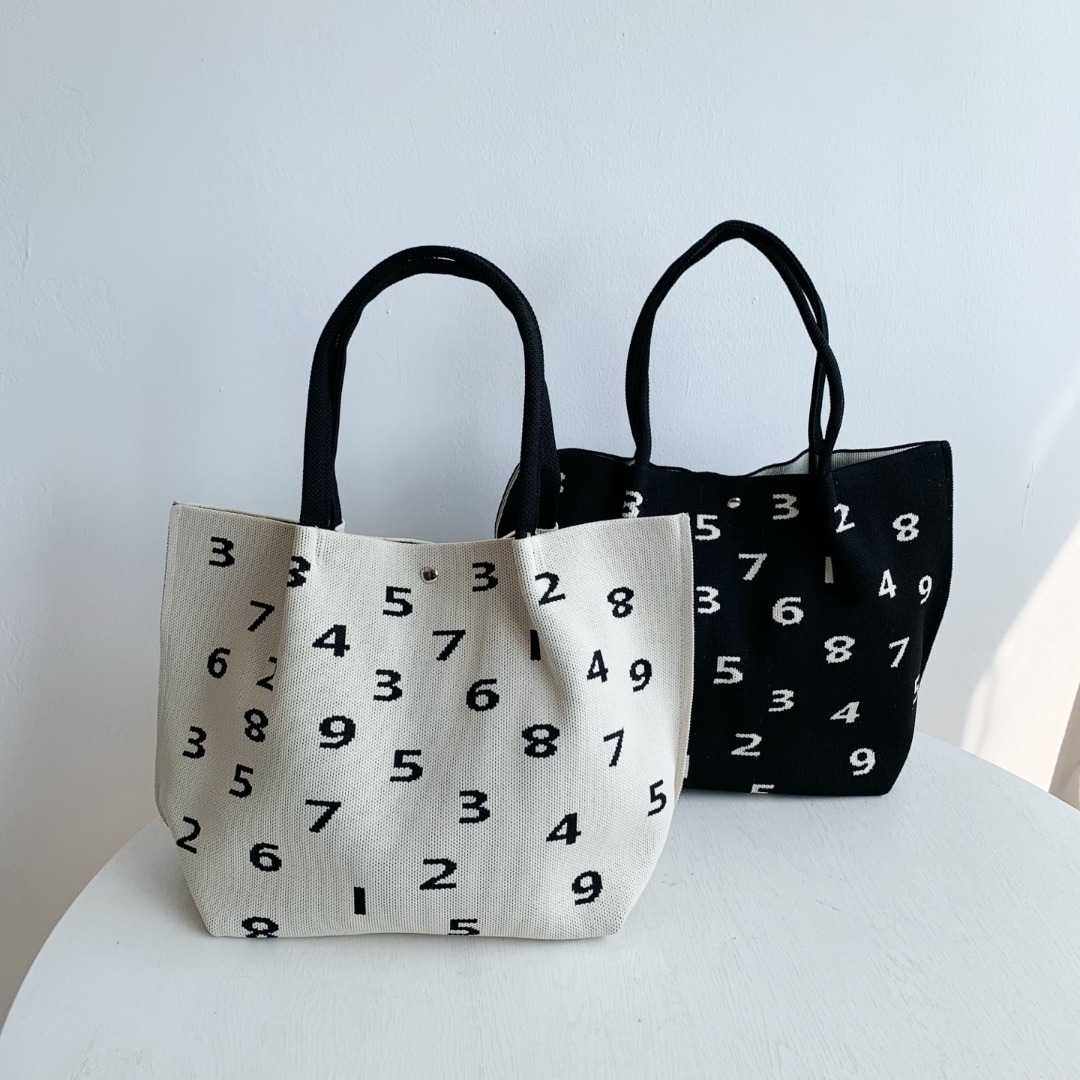 日本🇯🇵 SOU・SOU 数字针织袋