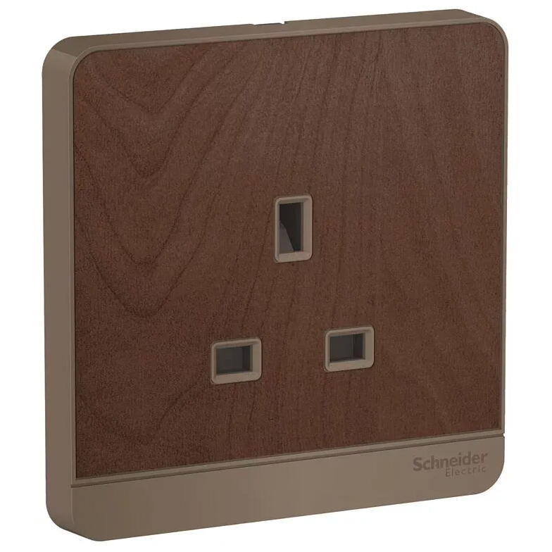 Schneider 施耐德 奐尚 13A 單位連保護門插座 E83426_WG_C5