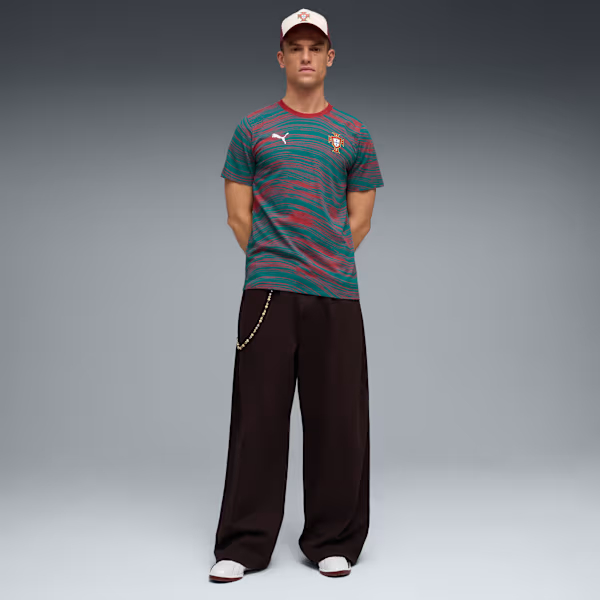 Puma Portugal 葡萄牙 ftblCulture 系列印花墨綠短袖圓領T-Shirt 784820_30