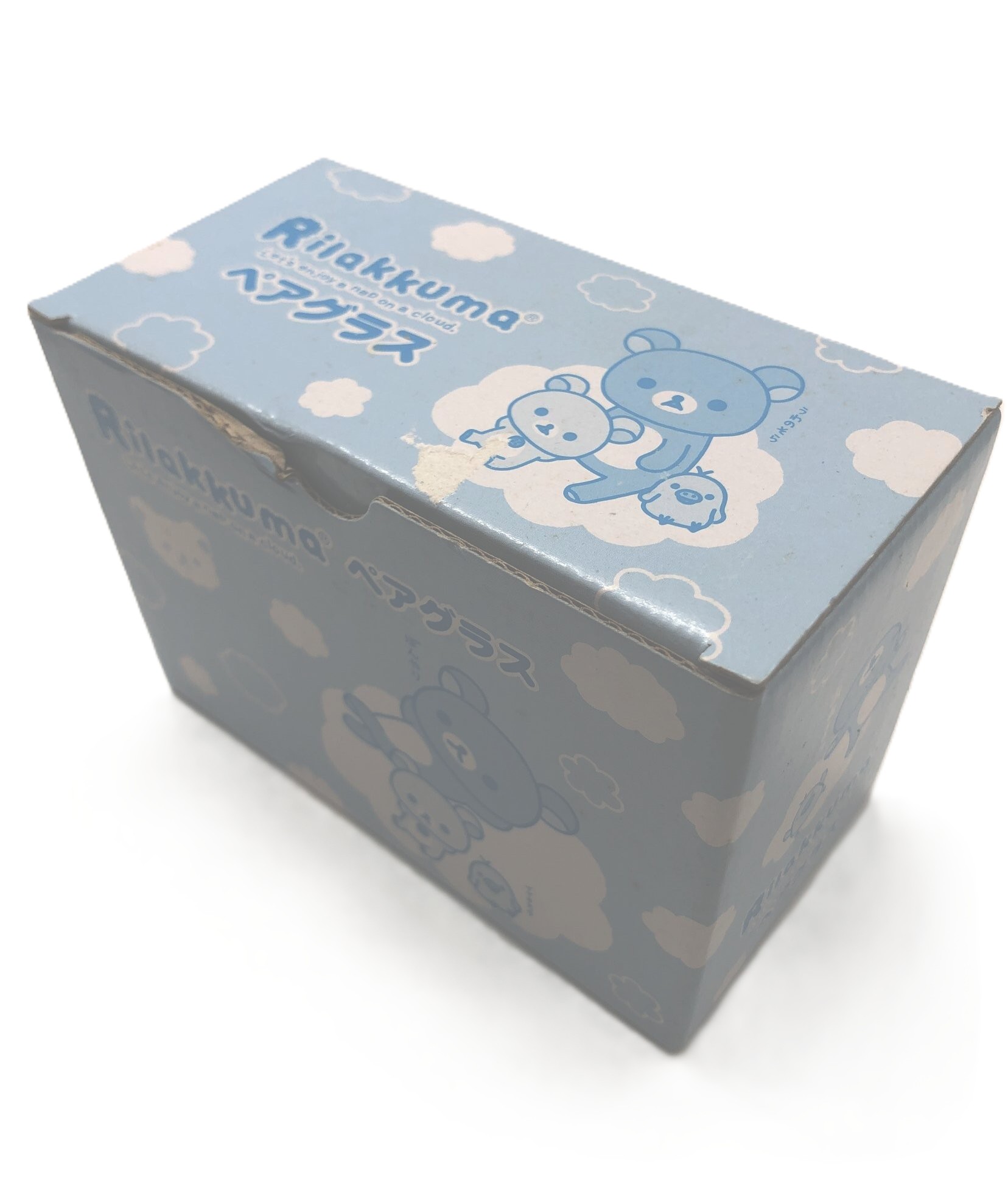 Rilakkuma啡.熊對庄玻璃杯-BL (AY-66301D)