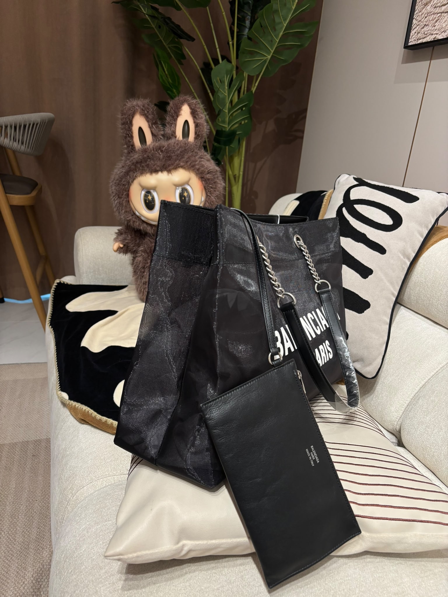 Balenciaga duty free tote bag 100%Authentic ,95%new✅收據✅Pouch✅dust bag 