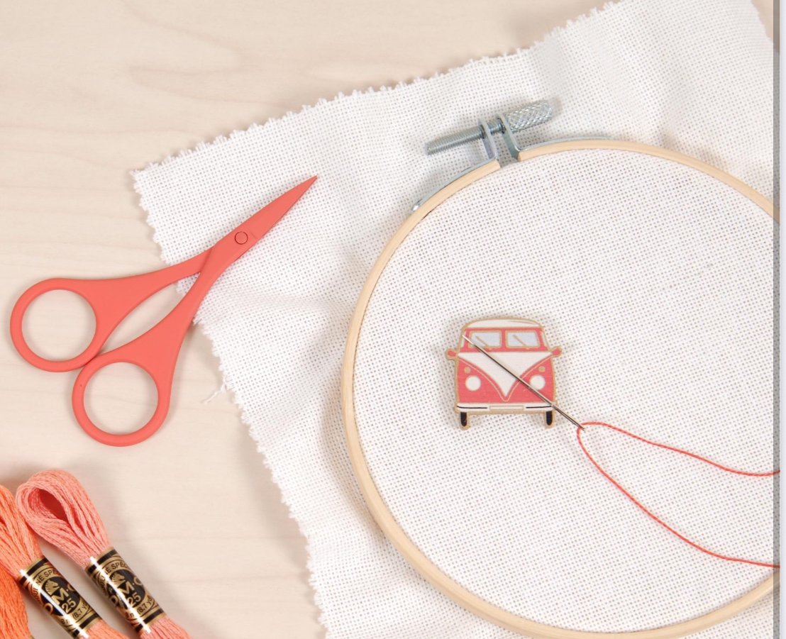 DMC Needle Minder and scissors