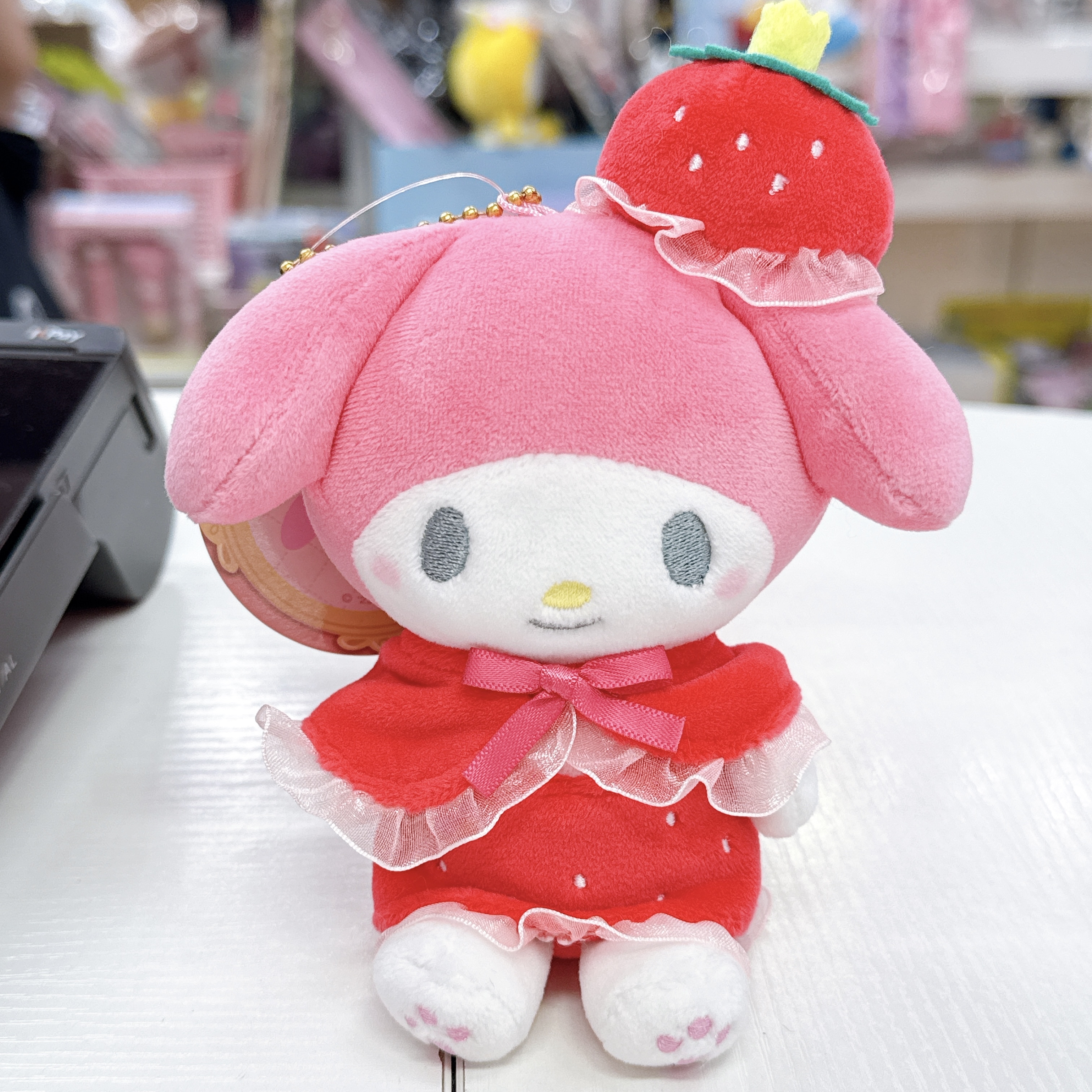 日本限定版Sanrio草莓雜誌50周年公仔掛飾