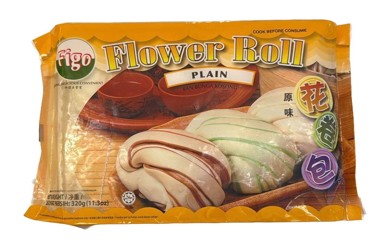 素花卷包(原味)(純素) 320g/ Veg. Flower Roll(Plain)(Vegan) 320g