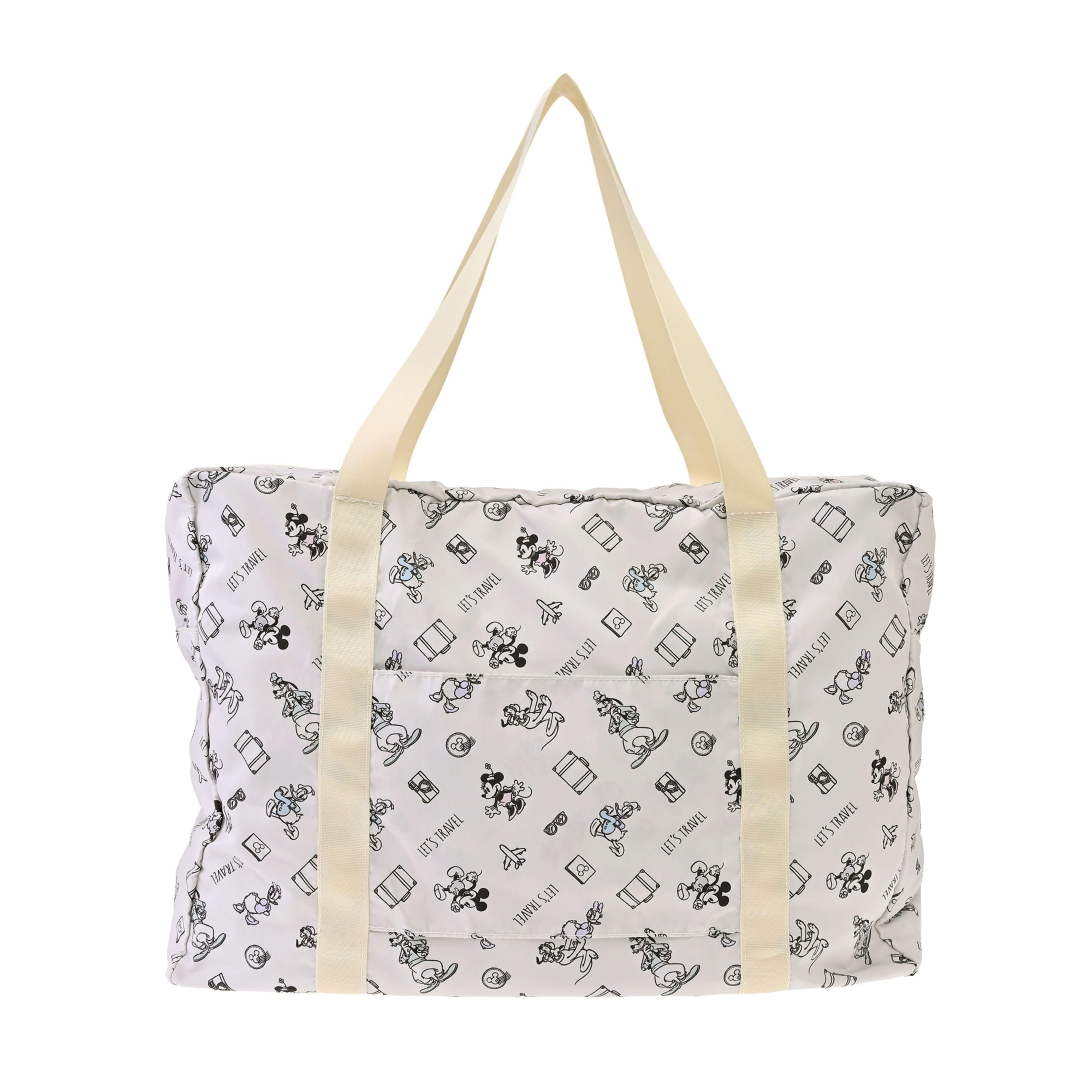 🌸 【預訂】Mickey & Minnie 手提折疊行李袋 (L) - Disney Magical Travel