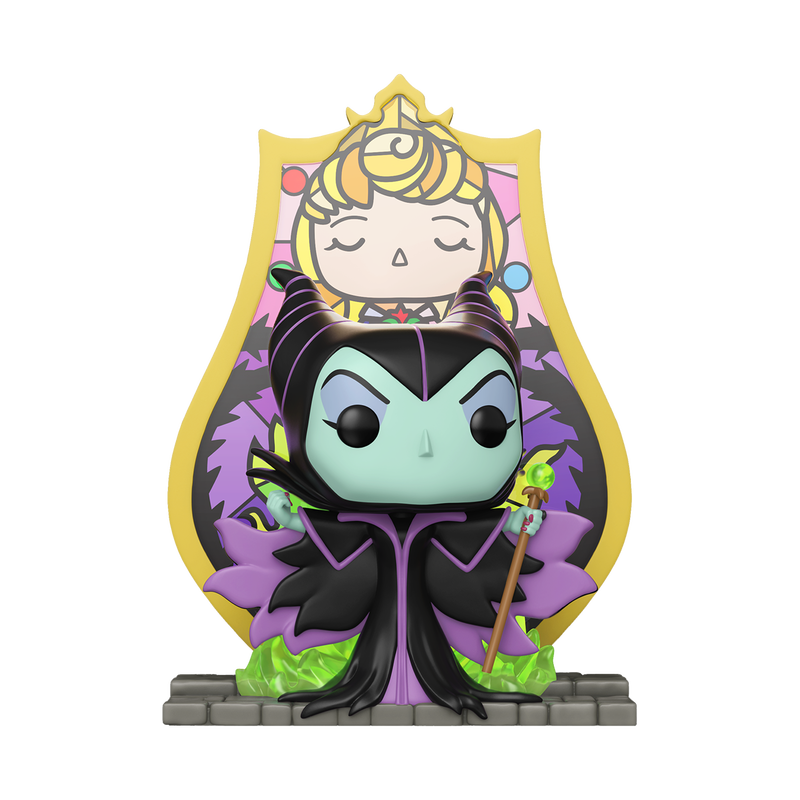 📦訂購 美國代購 Funko POP! Disney Deluxe Maleficent (Princess Aurora Stained Glass) Figure 黑魔后 模型