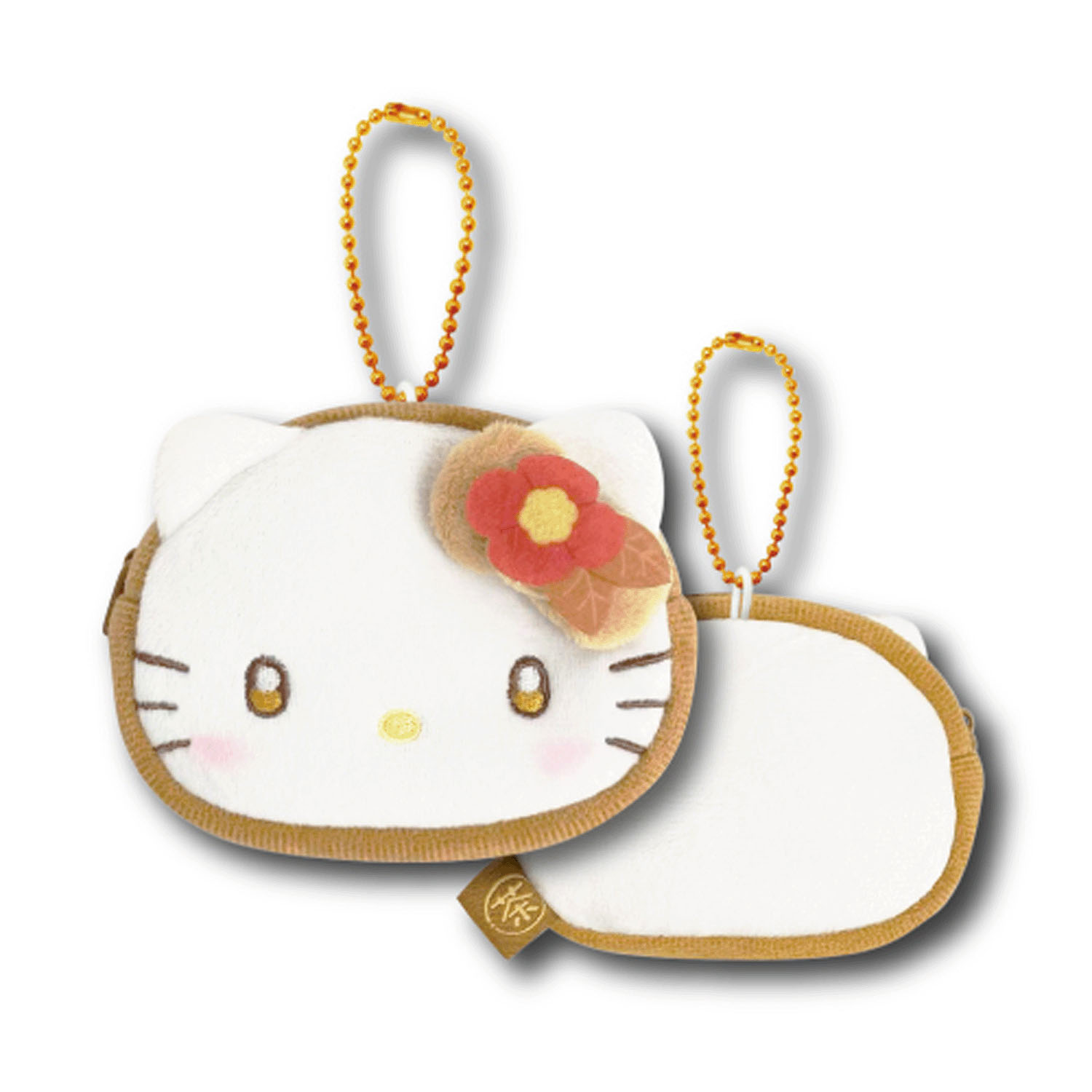 Sanrio - 焙茶系列大頭小物包 (Hello Kitty款)