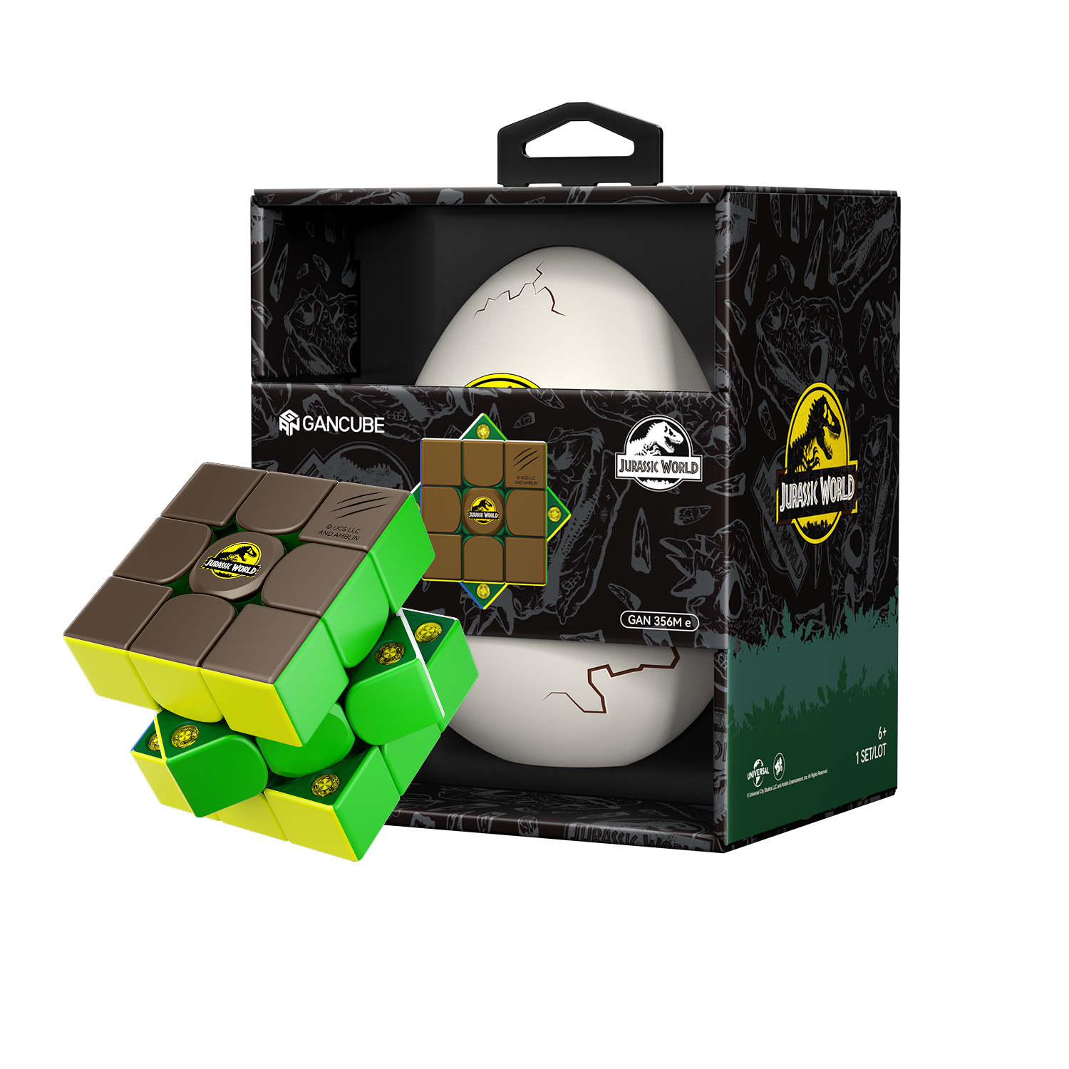 GAN 356 ME Jurassic World 侏羅紀世界聯名版 3x3 磁力扭計骰