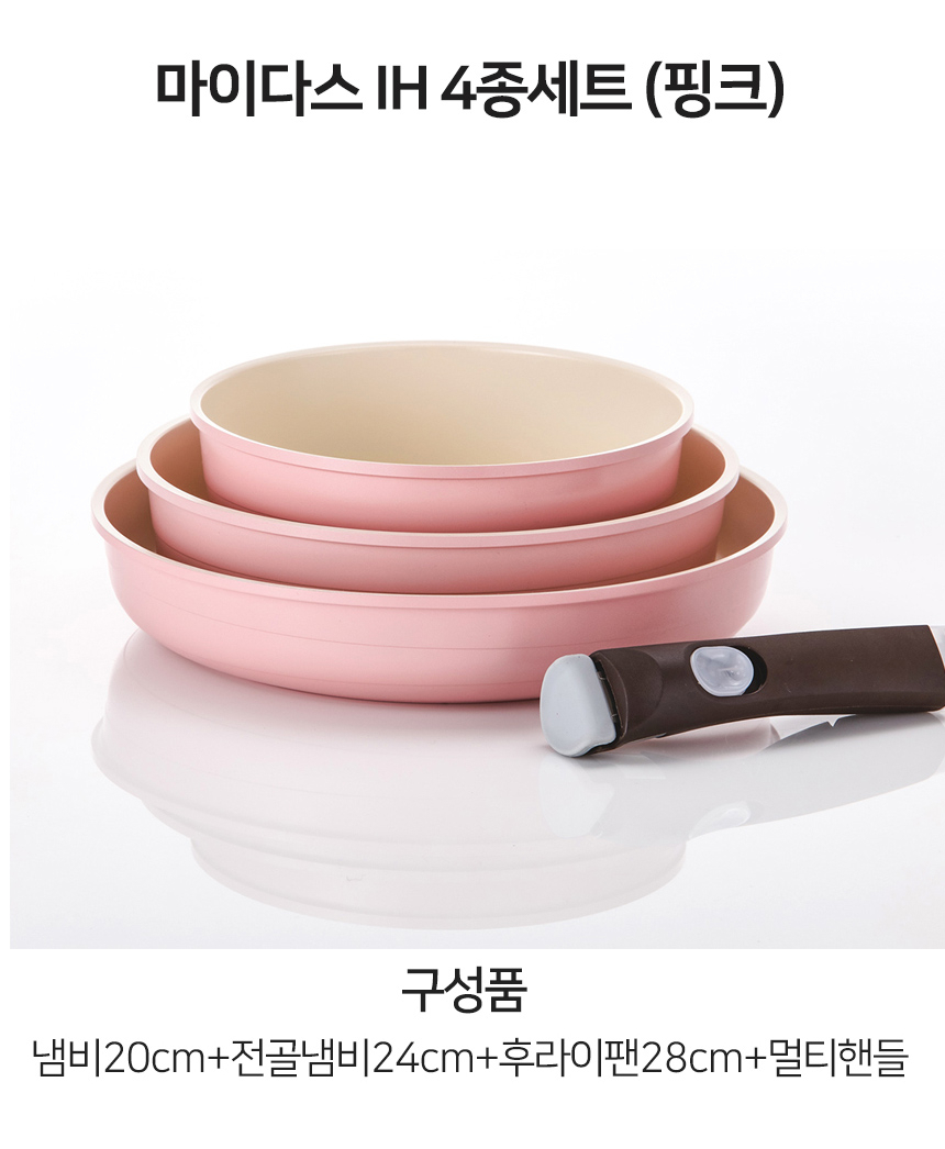 Neoflam Midas Plus 陶瓷塗層鍋 4件套裝 (適用於電磁爐)