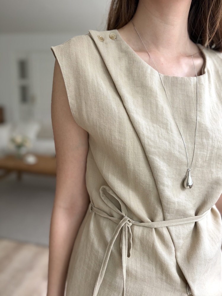 The Fine Linen Summer Set (Beige)