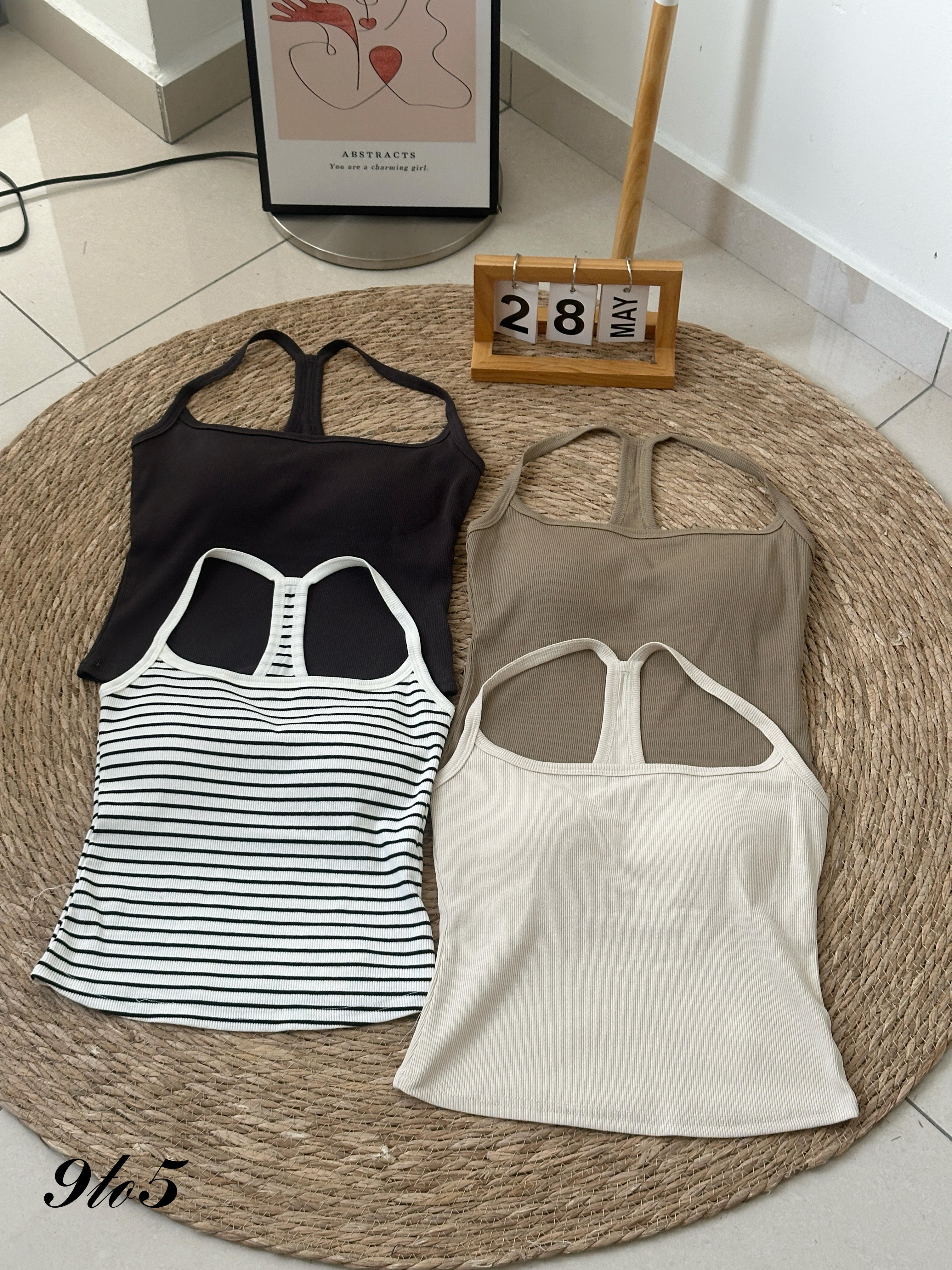 T4206 Halter Neck Bra Top - 4 Colors 