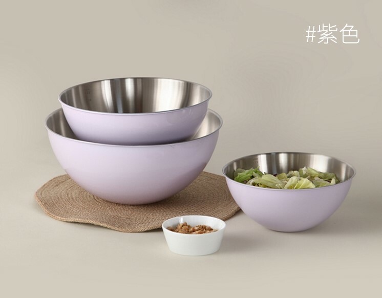 Edelkochen 不鏽鋼彩色攪拌碗 3件套裝