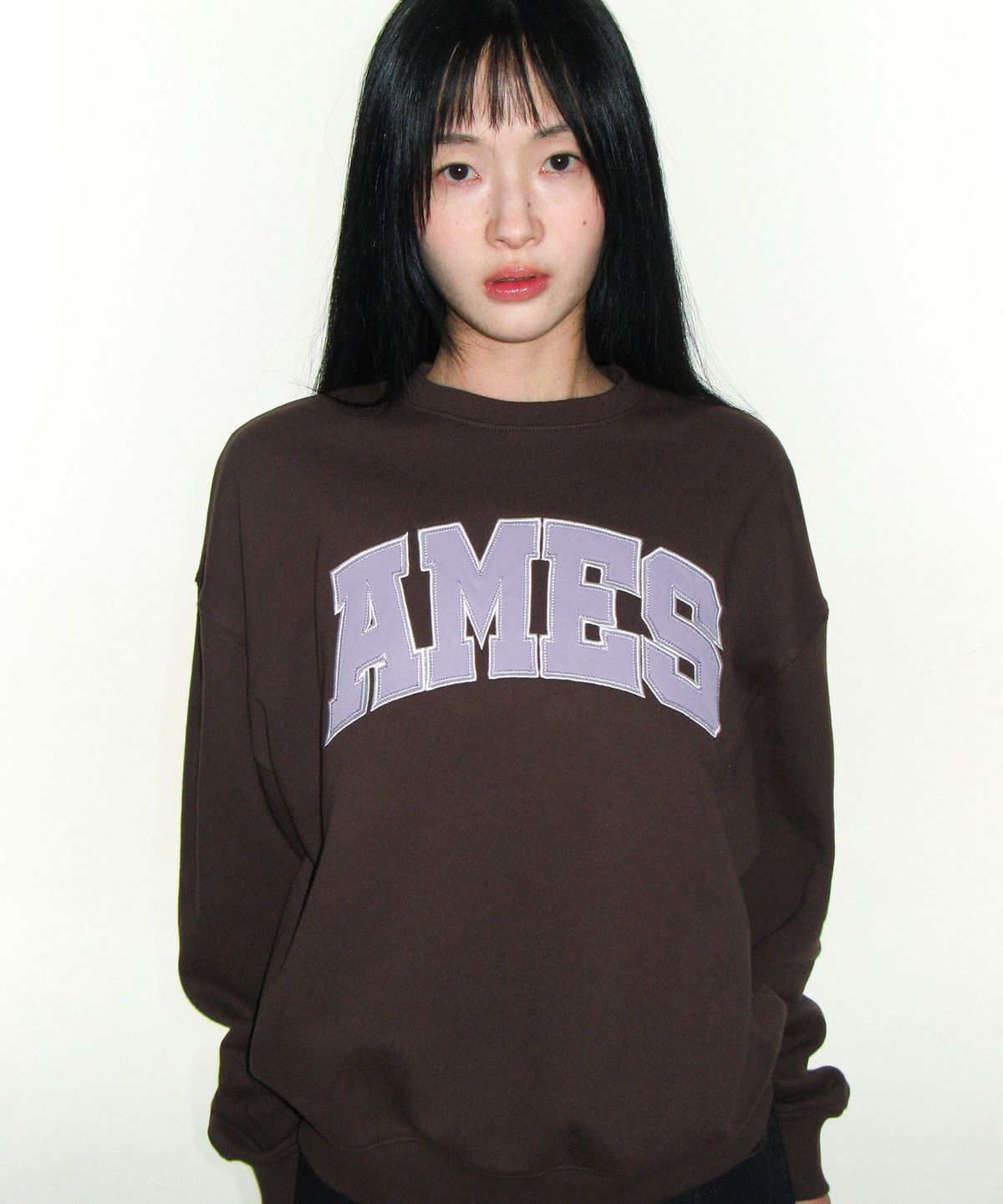 🇰🇷訂購｜AMES 26SS｜BASIC APPLIQUE SWEATSHIRT 4色 
