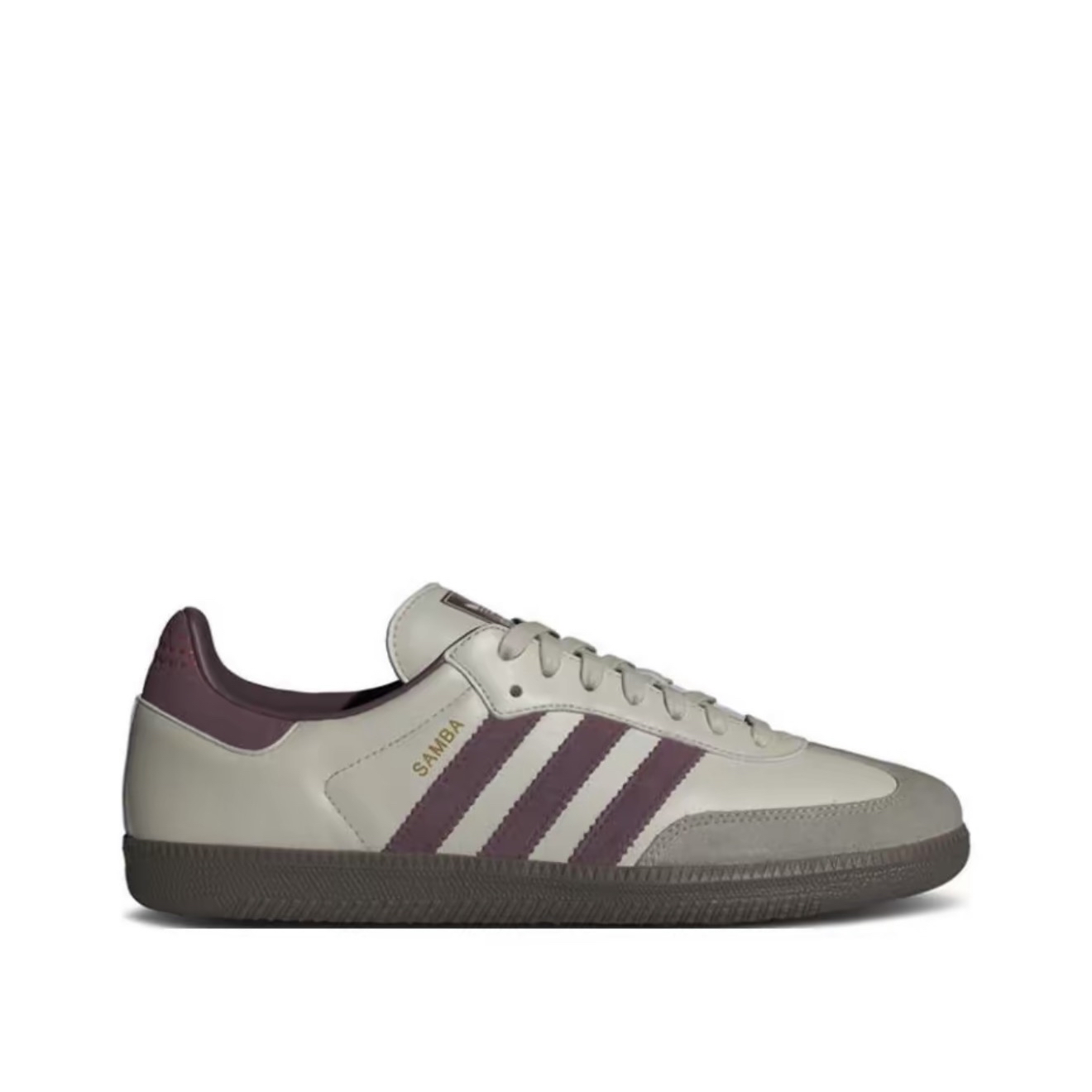 Adidas Samba OG Putty Grey Maroon ID1482