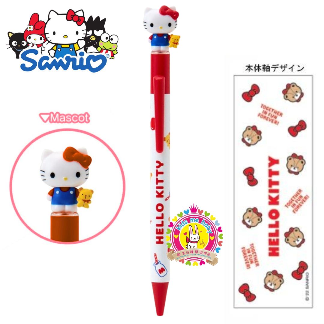 Hello Kitty 吉蒂貓 立體公仔原子筆 黑色 ⭐