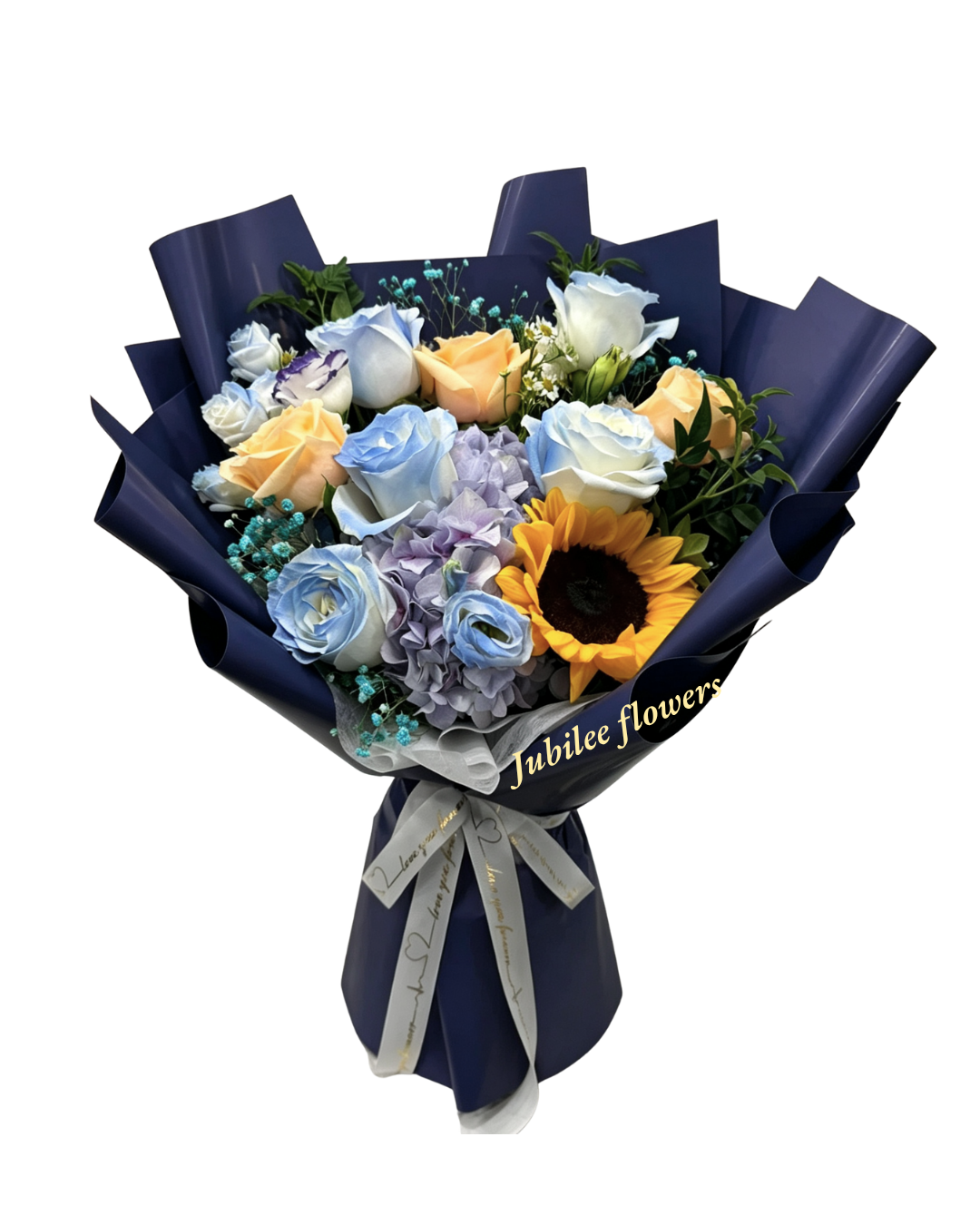 🌻向日葵 · 繡球 · 玫瑰花束