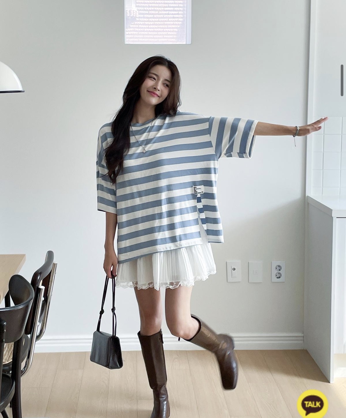 🍀初春優惠🌼 橫間鬆身Tee