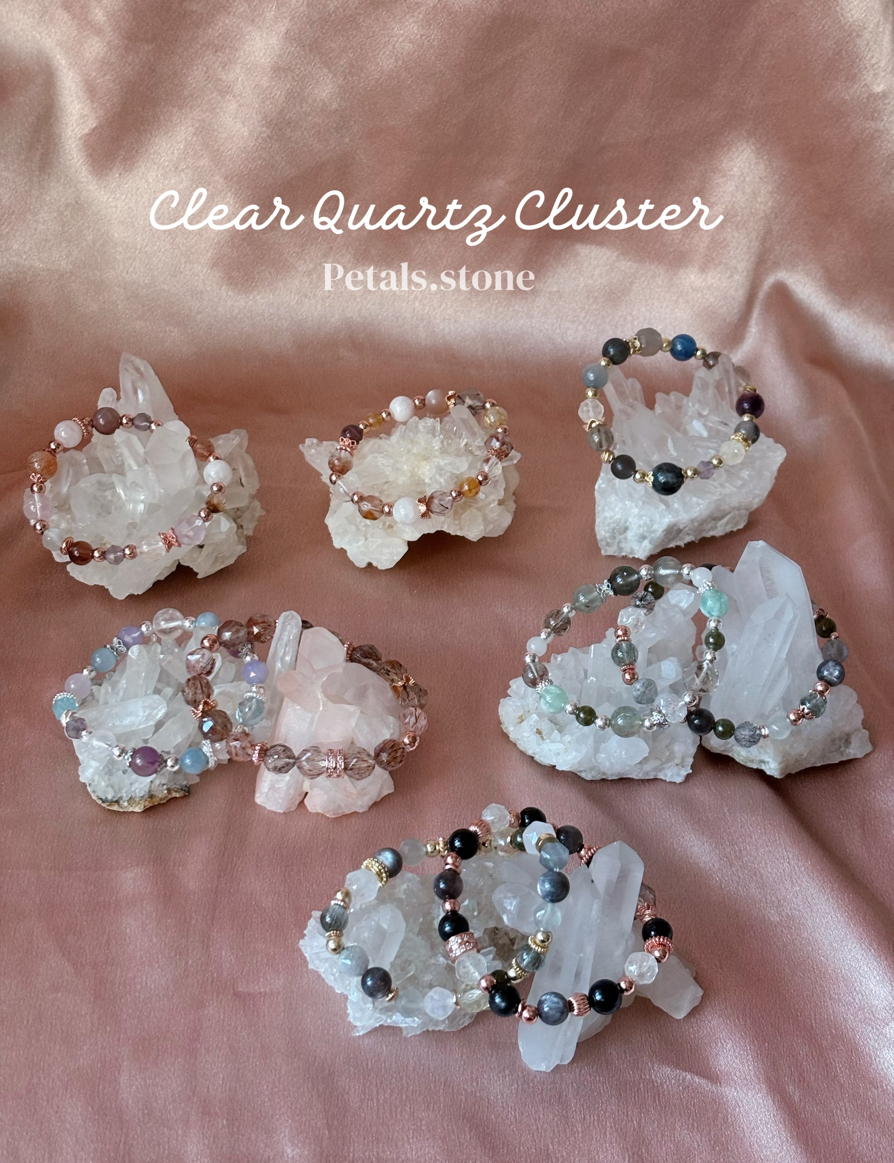 🤍Clear Quartz Cluster | 精緻白晶簇📎