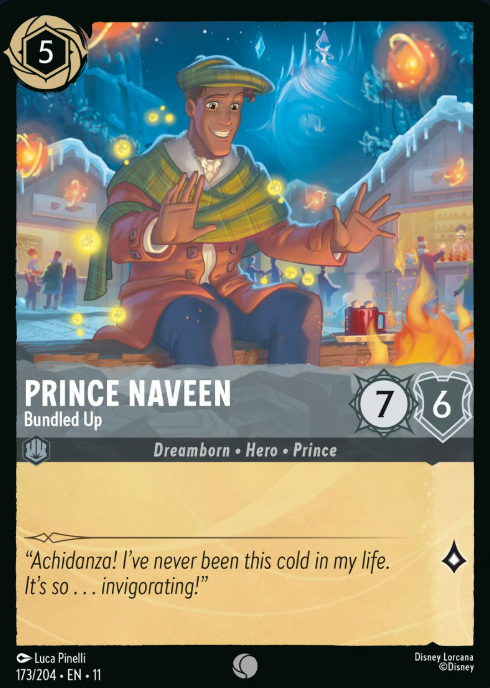 173/204 Prince Naveen - Bundled Up C