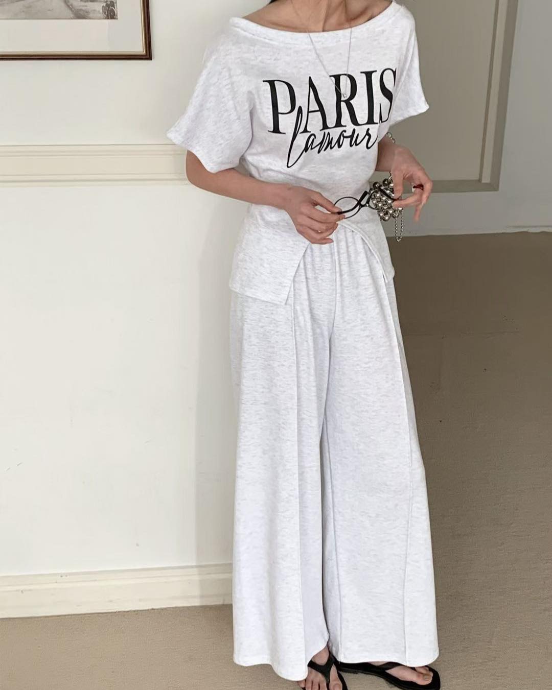 Paris 單肩褲套裝