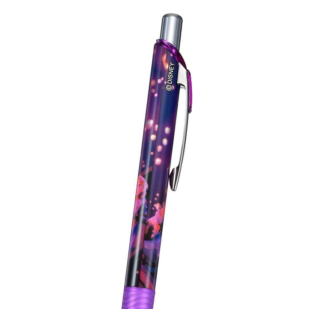 現貨｜【日本 Disney Store 限定】Rapunzel 長髮公主 日本製 Pentel EnerGel 0.5mm 黑色 啫喱筆 209008
