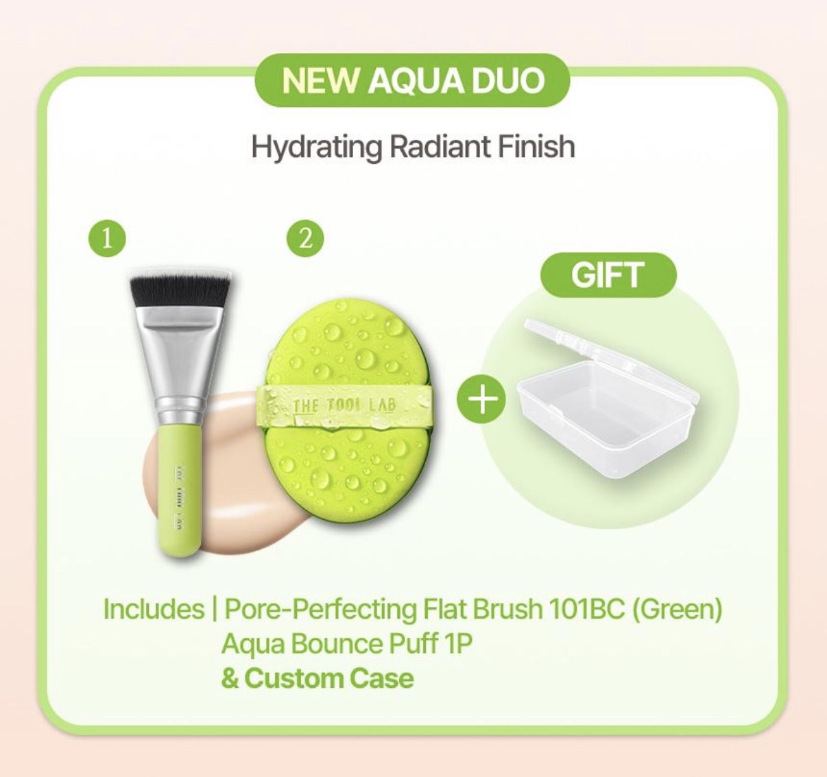 MJ OY 水光氣墊粉撲/掃 set