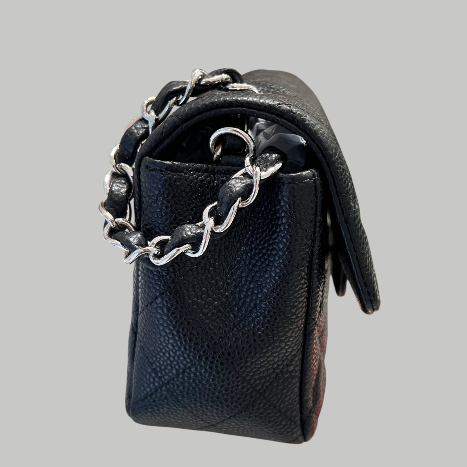 Chanel Caviar 20cm 荔枝皮銀扣