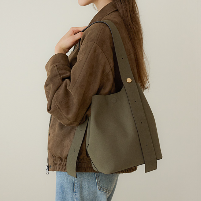 [OLIVE DES OLIVE] Suede Blouson Jumper (3種)