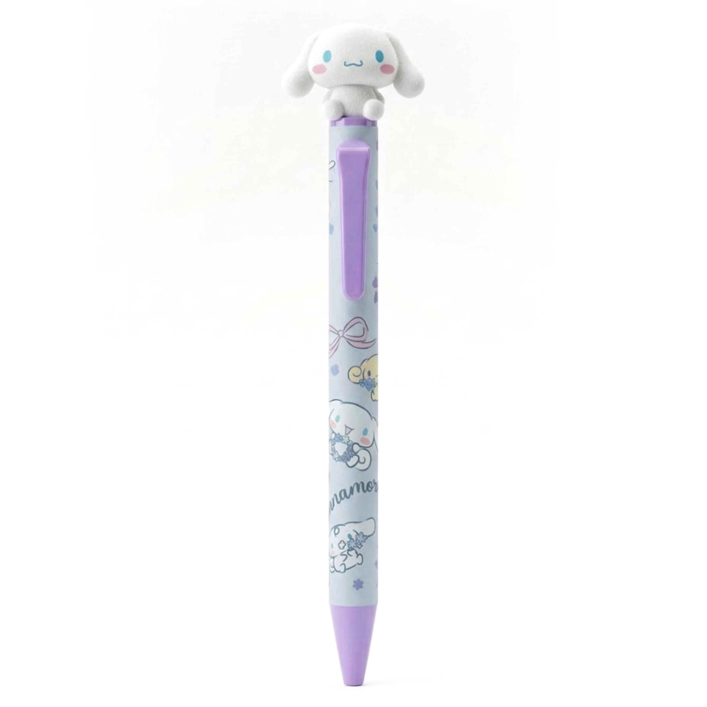 Sanrio - 立體搖頭公仔原子筆 (淺藍色玉桂狗款)