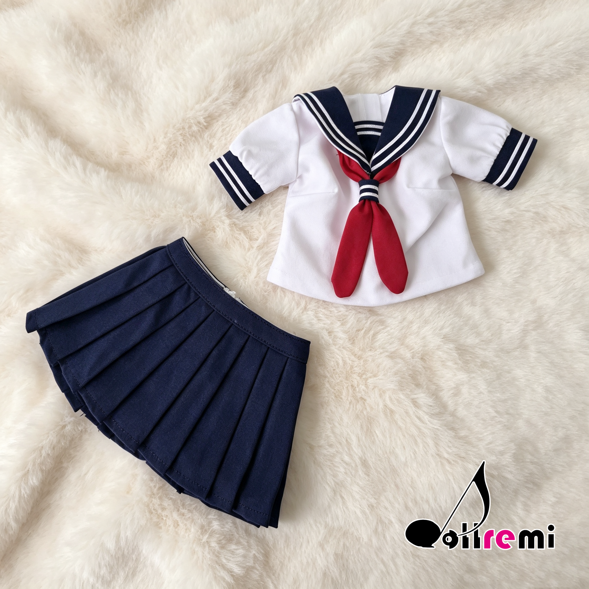 【dollremi】(P026) 短袖校服 Short-sleeved school uniform