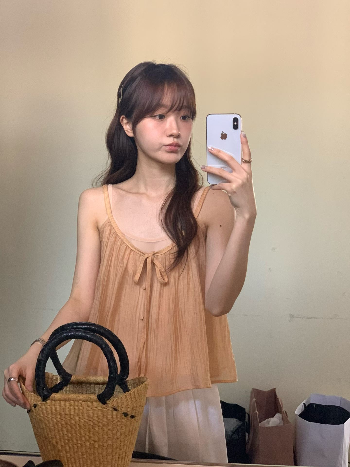 🇰🇷東大門女裝 | sheer layered sleeveless 