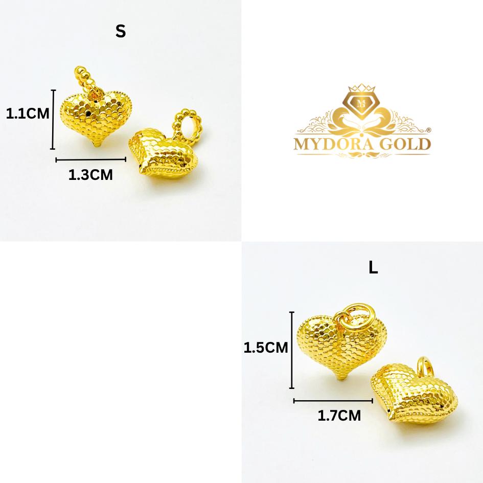 MYDORA Loket Sisik Love Gemuk Full Gold (5G) l EMAS 916/22K