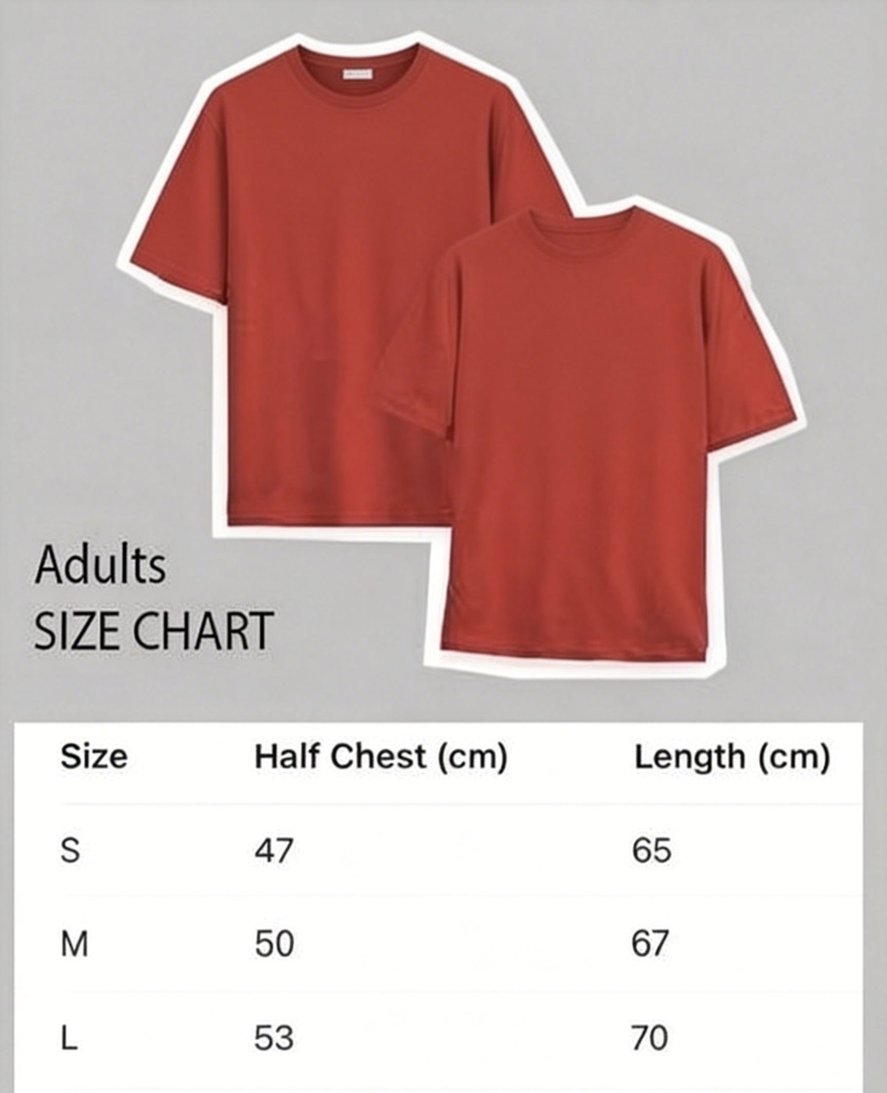 T3919 Be Hope Unisex Oversize Tee - Red & White