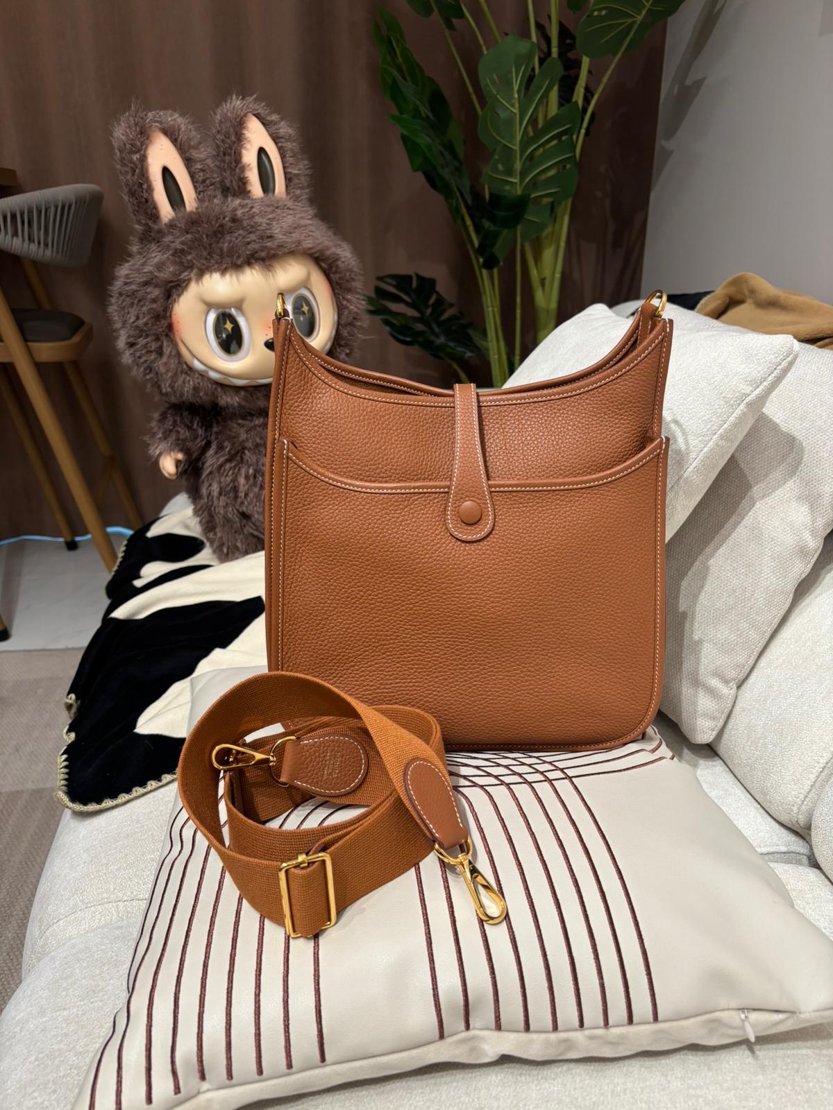 Hermes Evelyne 29 Stamp Z 金金 100%Authentic, 99%New ✅Dust bag✅Box