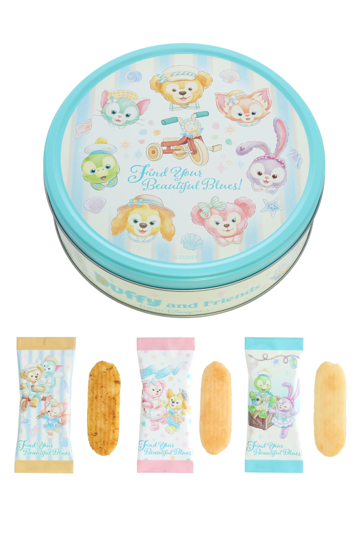 【預訂品📣『東京ディズニー「Duffy & Friends 25周年限定 」圓罐脆脆人食』】