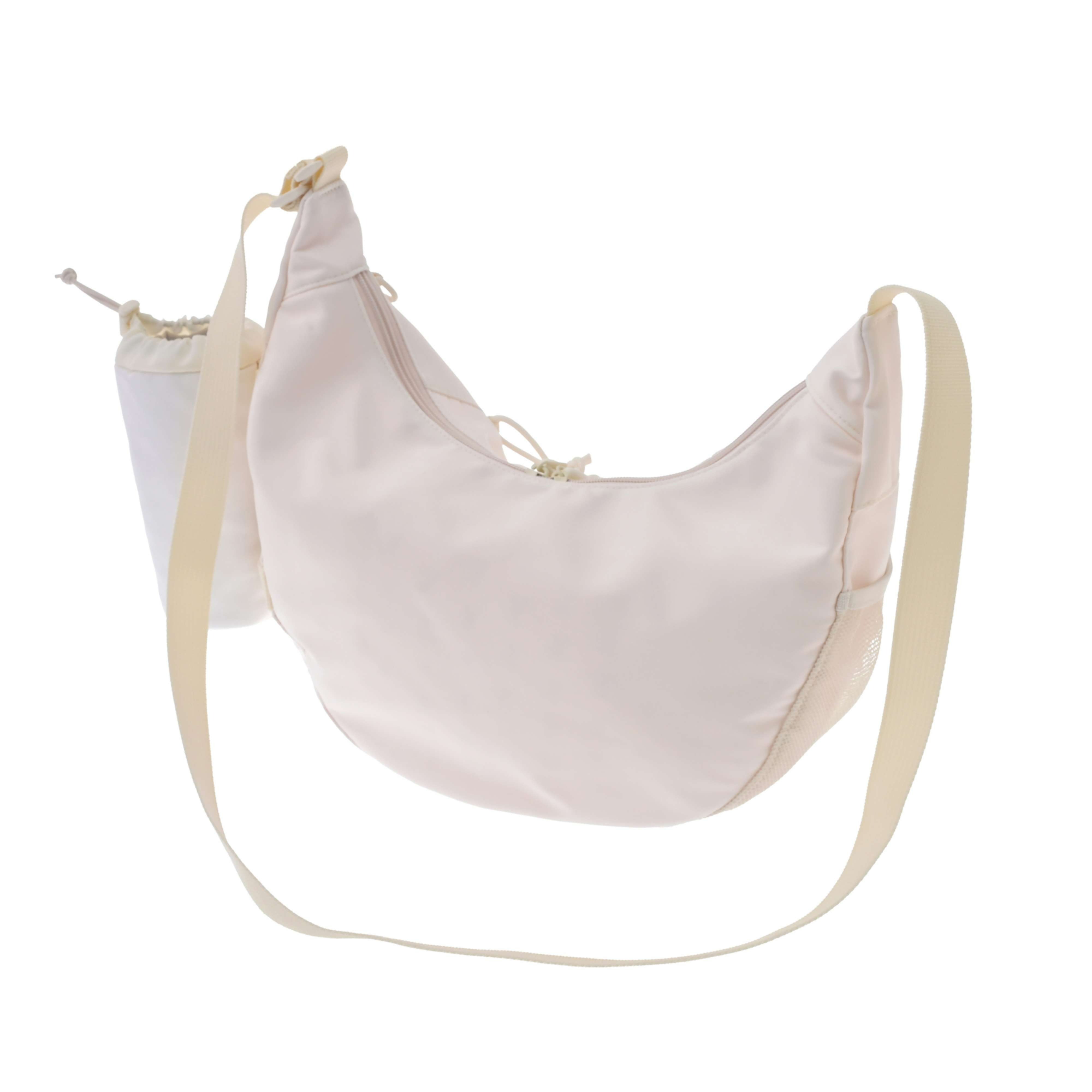 🌸 【預訂】斜孭袋連杯套(WH) Casual Bag - <28/7新品>