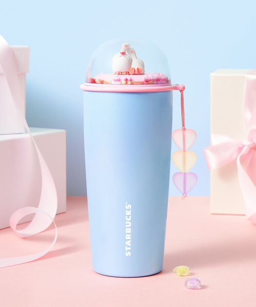 韓國 STARBUCKS SS Jellyduck 圓頂隨行杯 473ml