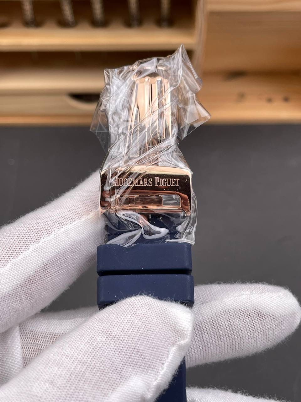 🚀皇家橡树26331OR 玫金蓝盘/41mm/7750机/胶带款💯