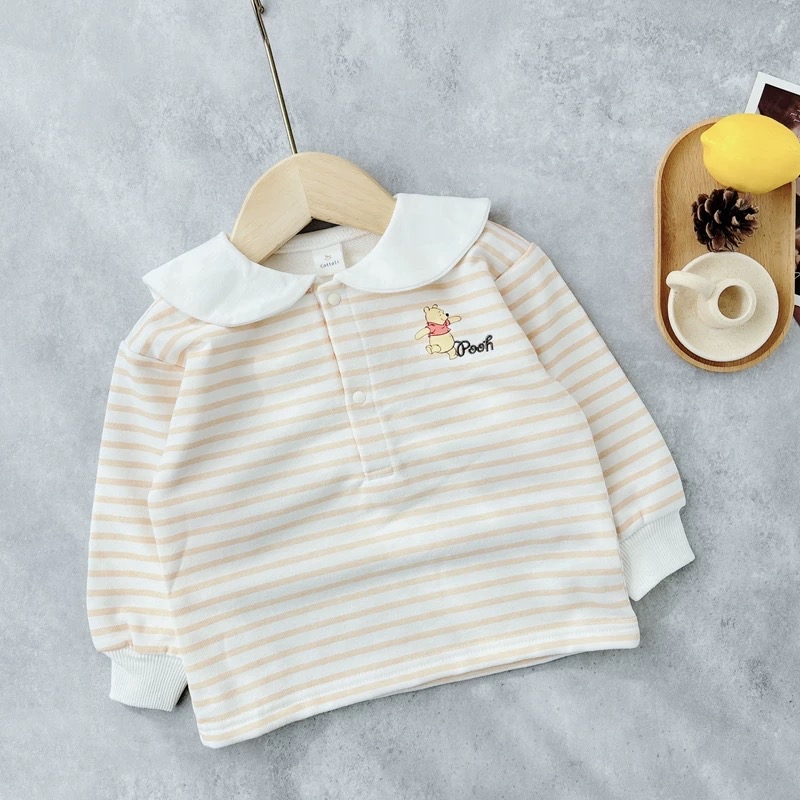 B0057 維尼小熊海軍領上衣