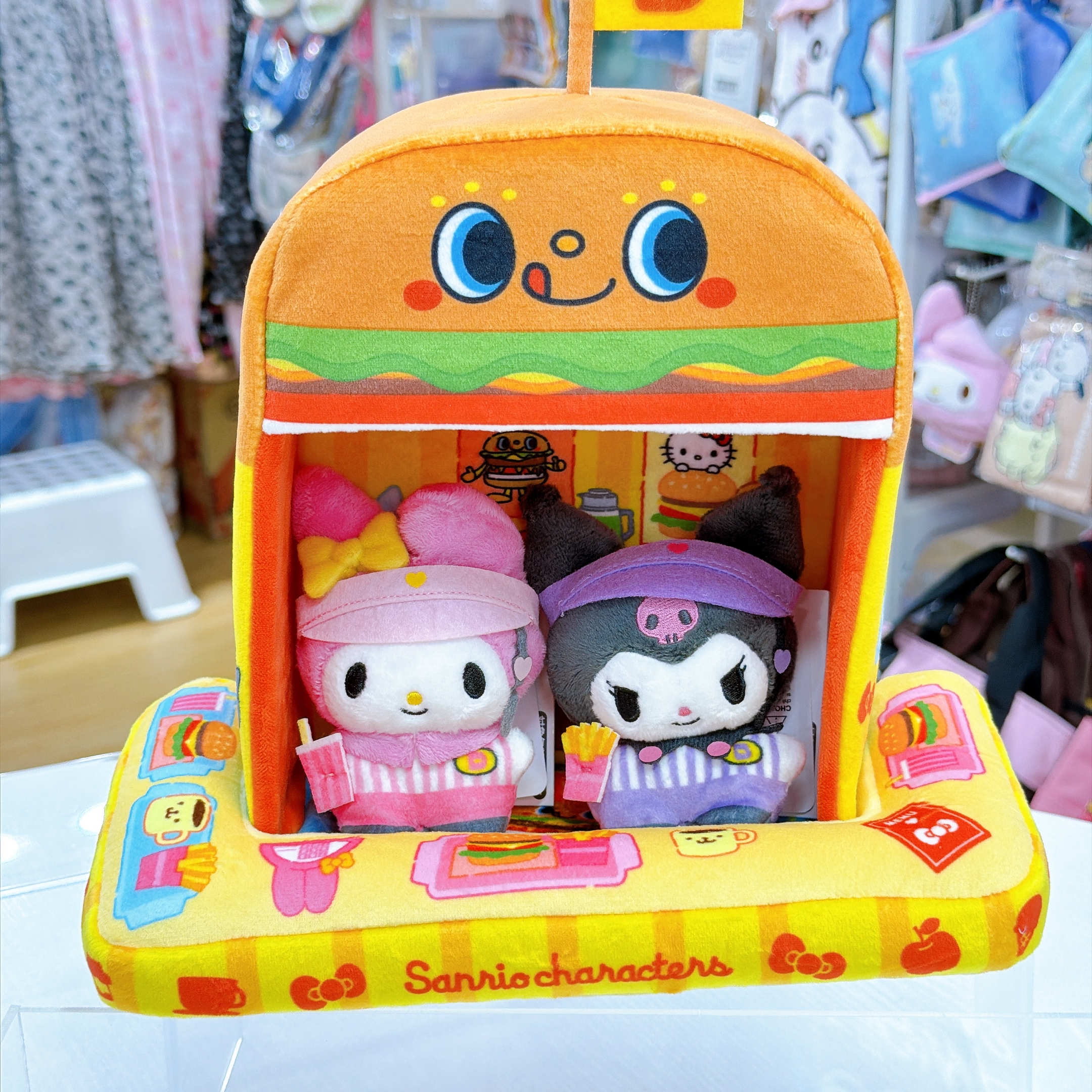 日本直送sanrio 漢堡包系列5cm公仔/公仔屋