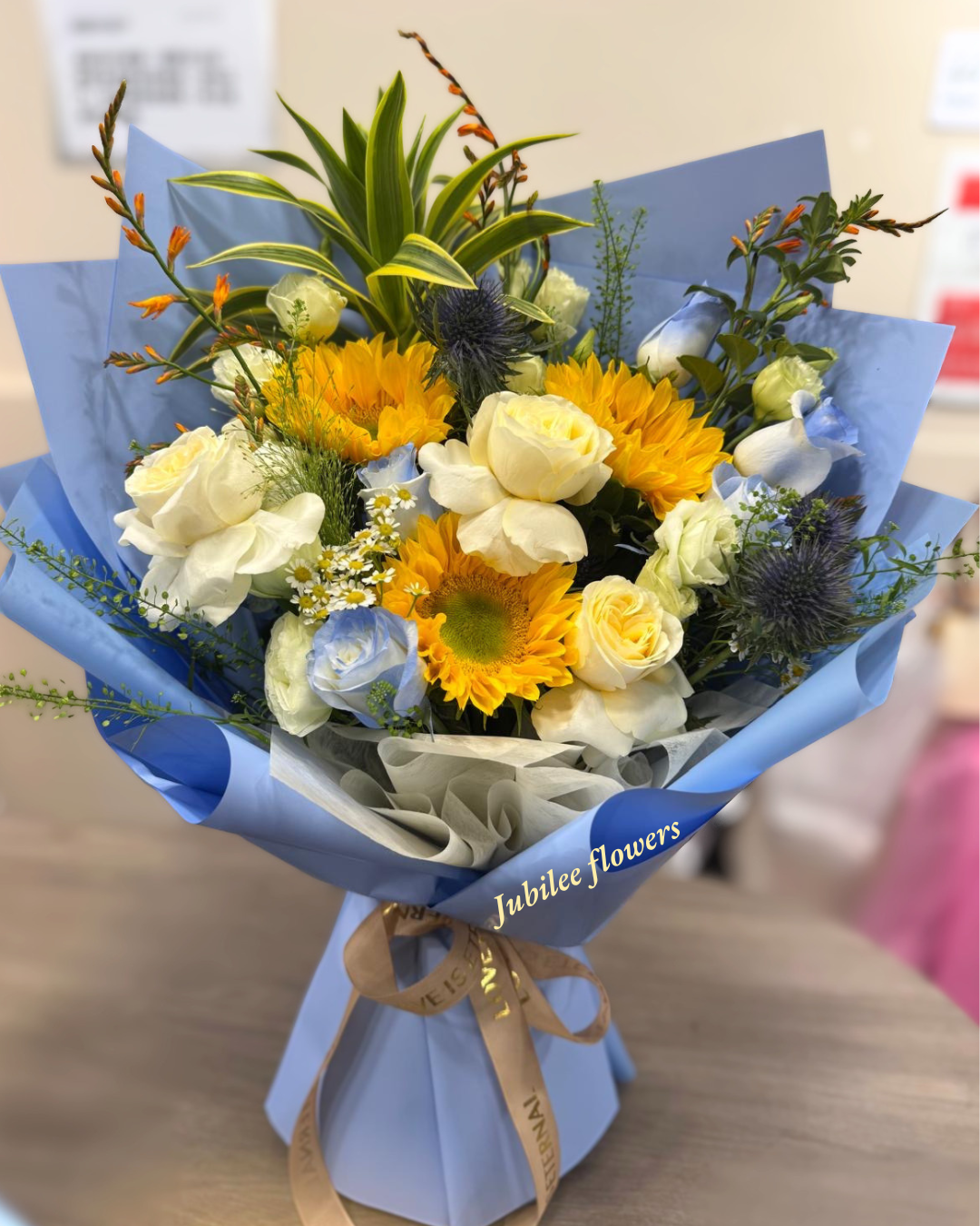 🌻向日葵 · 玫瑰混搭花束