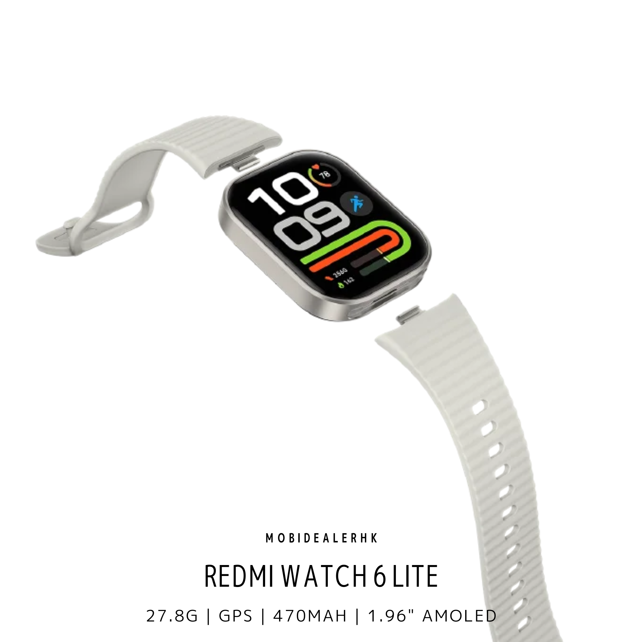 Redmi Watch 6 Lite | 紅米 Watch 6 Lite | 智能手錶 | 1.96" | AMOLED | GPS | 藍牙通話 | 5ATM | 18天續航