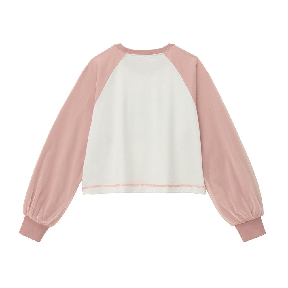 🆕【⭐訂購⭐】🌀 🇯🇵 日本直送🇯🇵 GITA 薄紗袖 插肩短款 長袖TEE［2款選］🌀[ELBA-0099][260301]