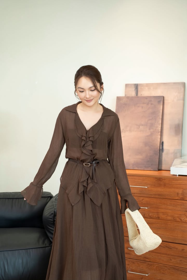 SS-SW5200 FRILL UNEVEN SET SKIRT