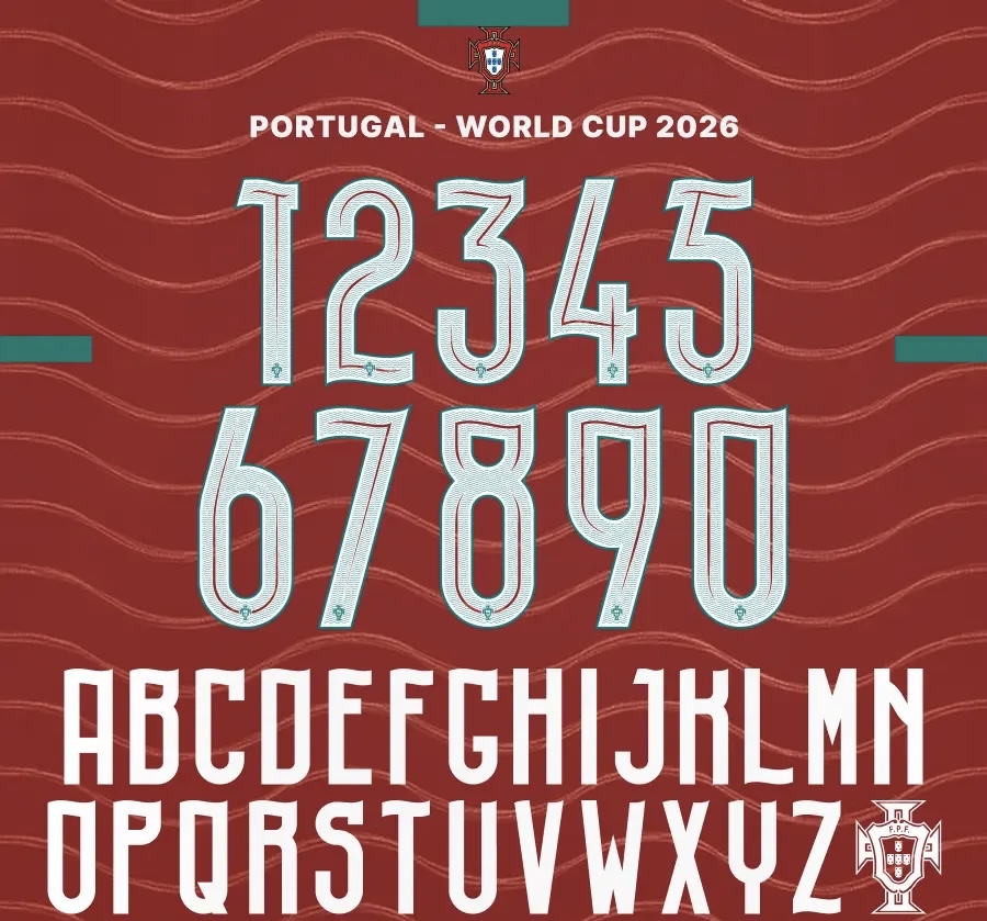 2026世界盃 葡萄牙 主場 印字