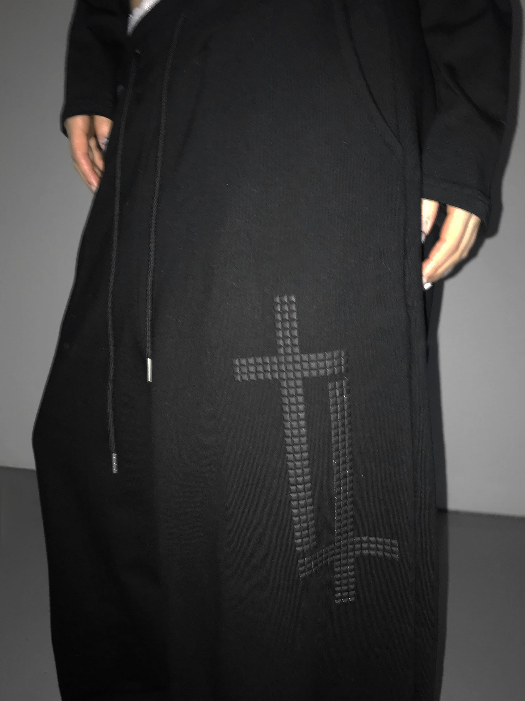 Cross Studded Cuffed Sweatpants