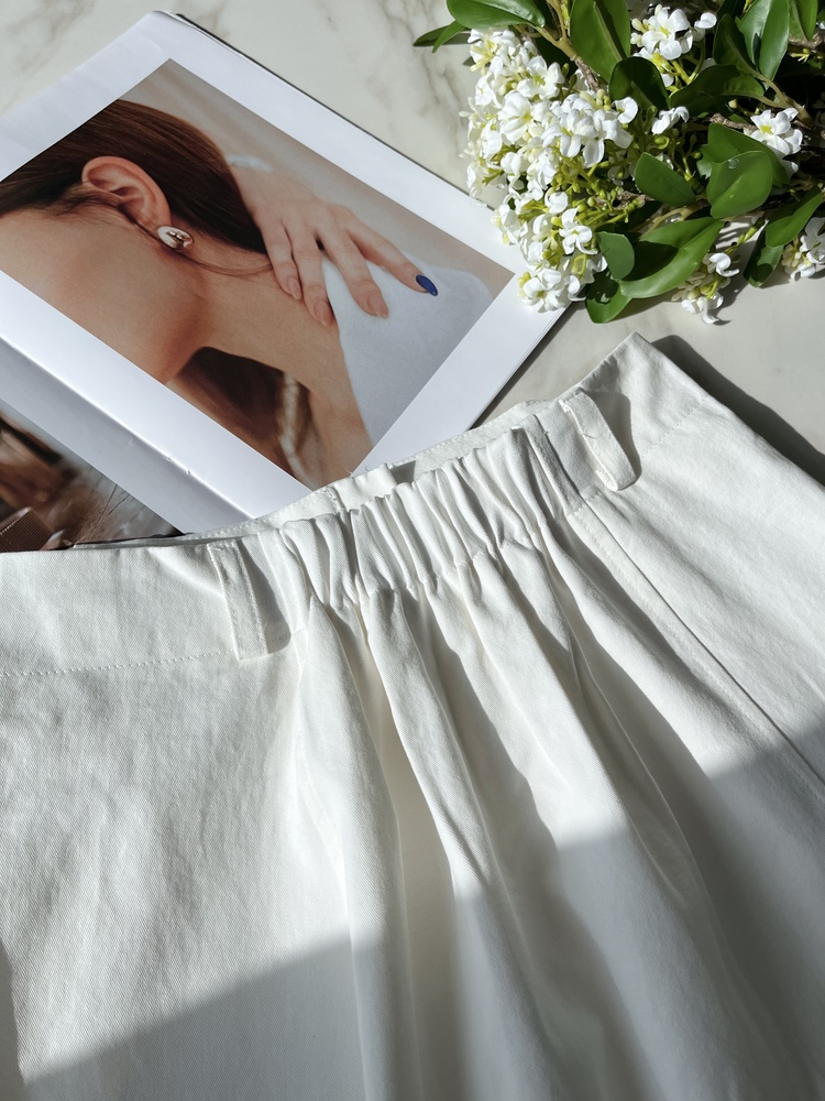 The Signature Flare Skirt (Beige)