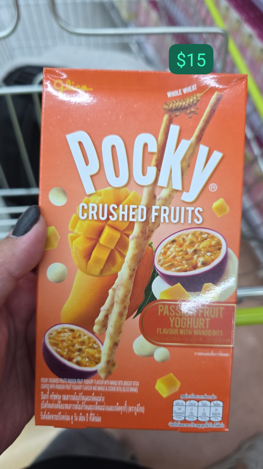 pocky crushed fruits
