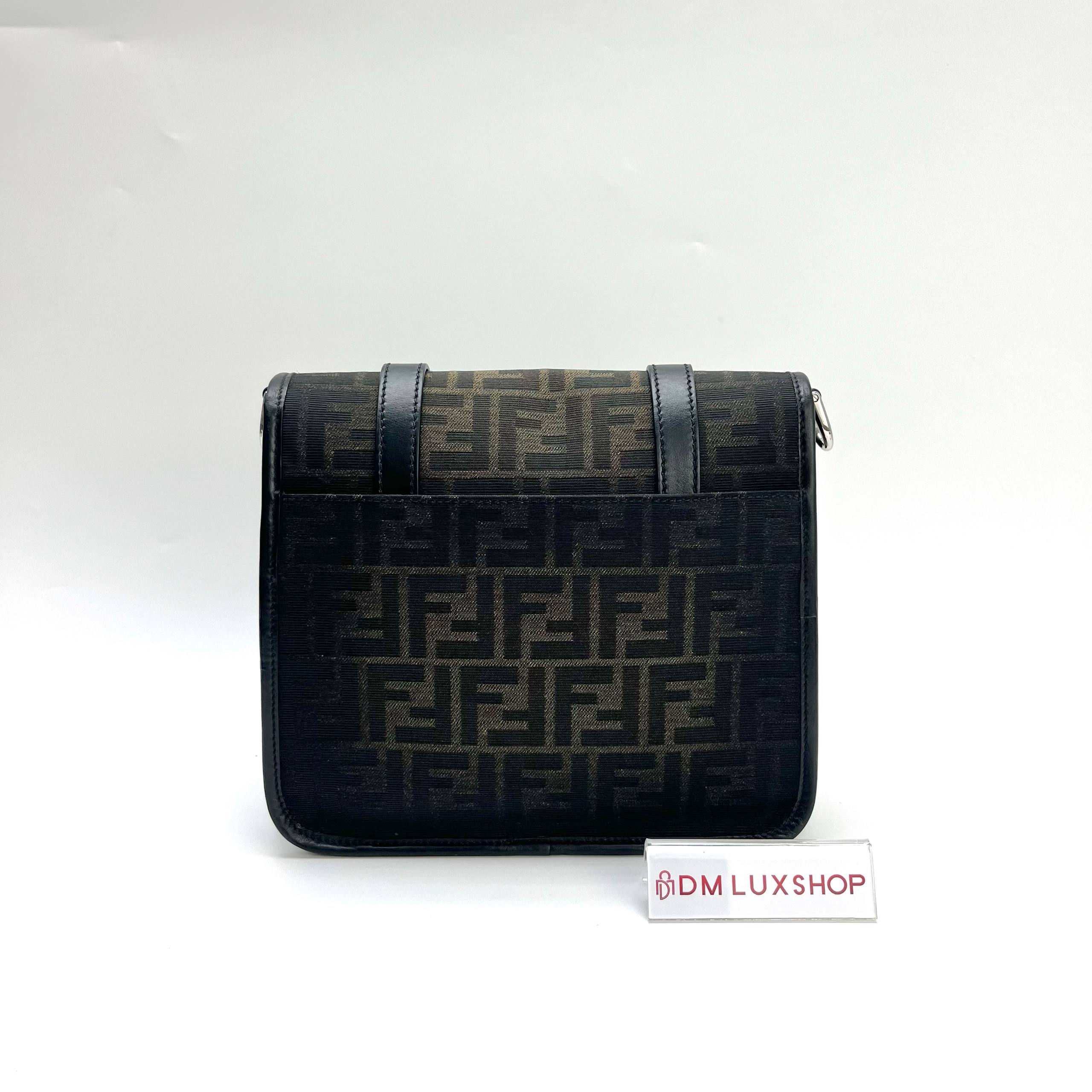 Fendi FF Jacquard Eclissi Messenger Bag