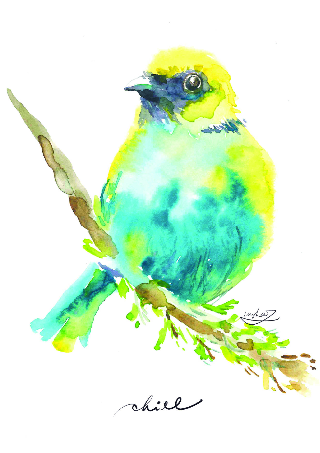 Creative Studio - A4 ART PRINTS Watercolour Animal Portraits